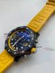 clone Breitling Endurance Pro Swiss Quartz black face yellow strap watch (7)_th.jpg
